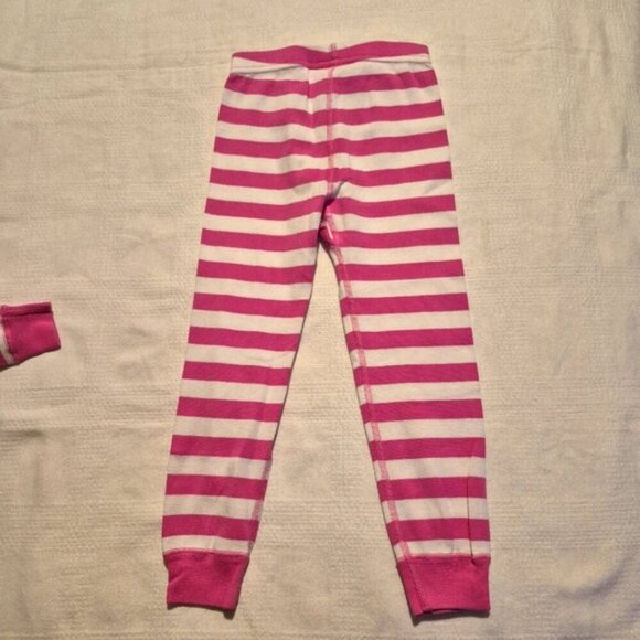 Hanna Andersson girls size 100 or 4 pink and white stripe, vguc have minor fade - Picture 5 of 7